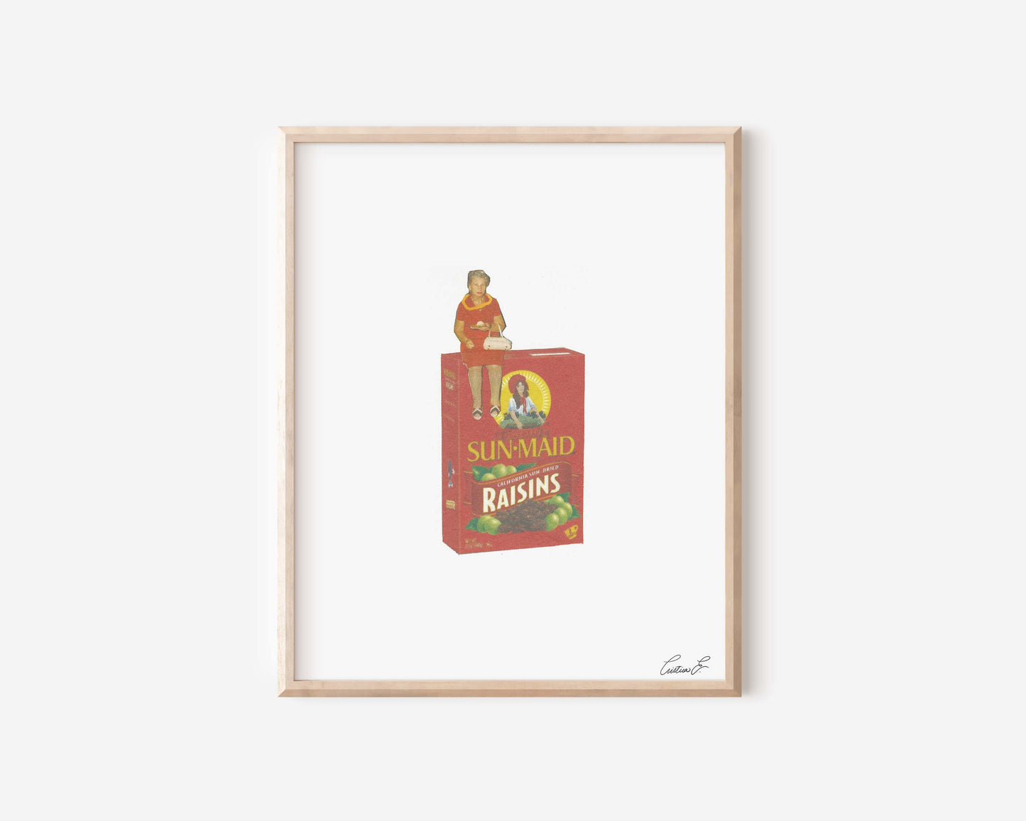 Señora Pasa Art Print