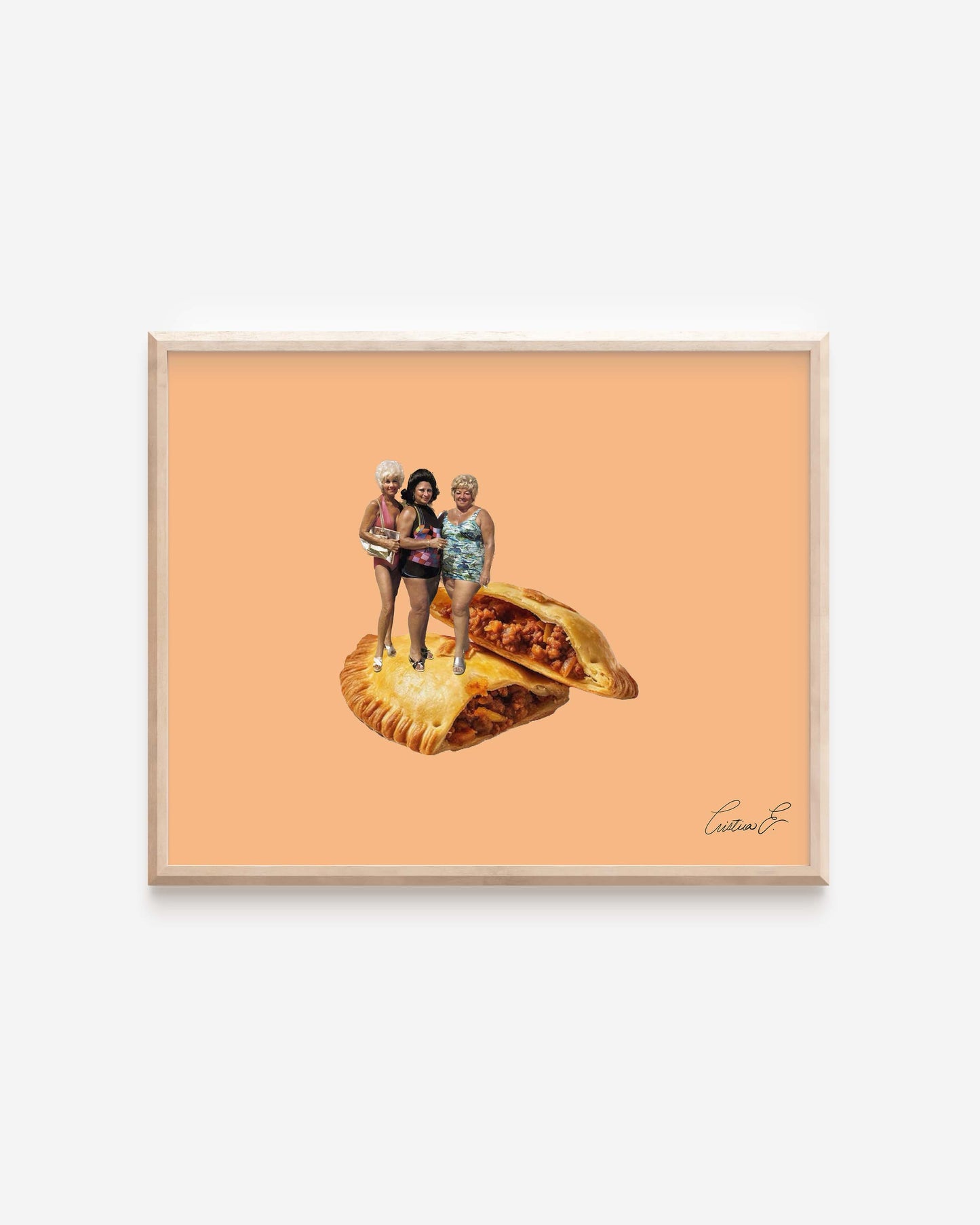 Señoras Empanadas Art Print