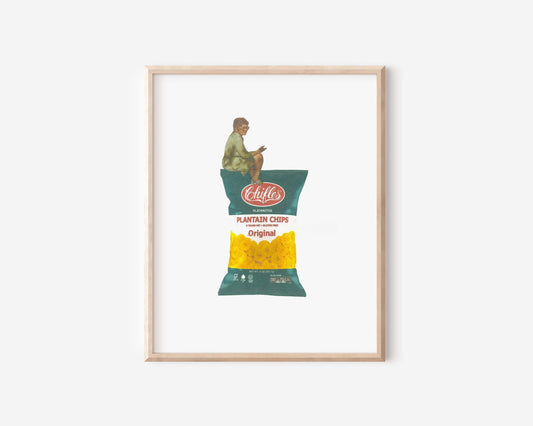 Plantain Chips Art Print