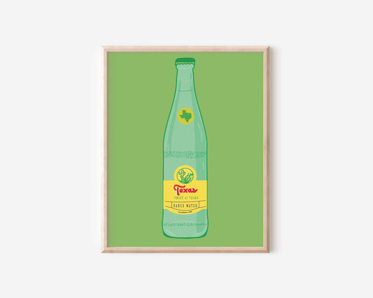 Texas Topo Chico Art Print | Digital Download