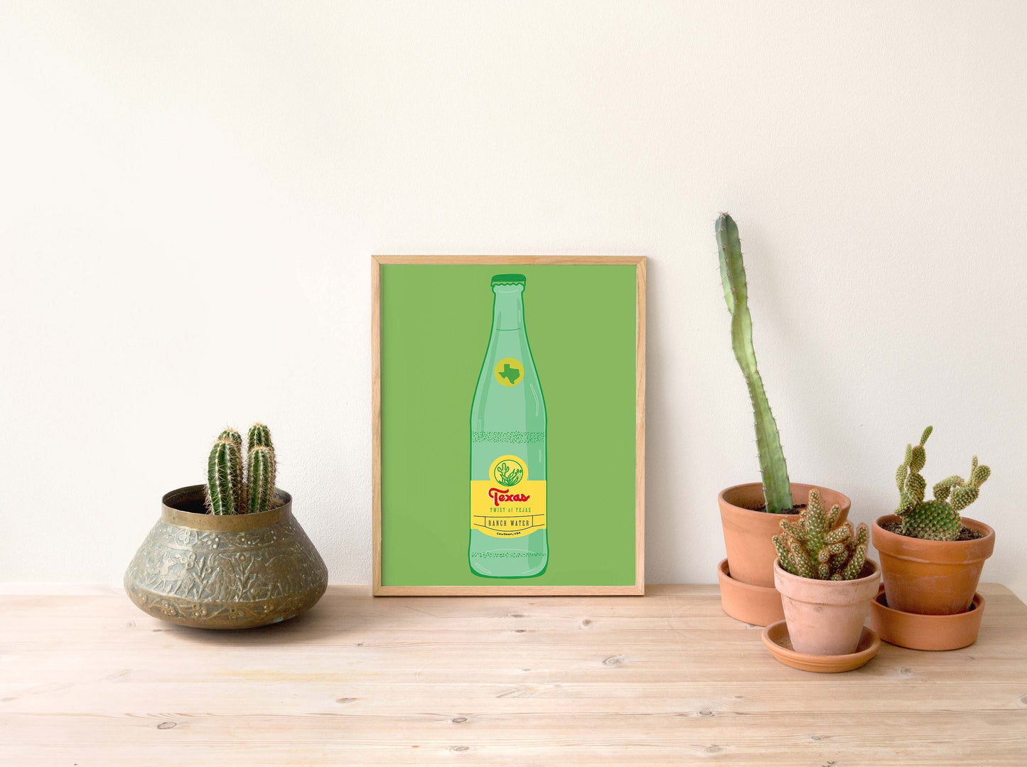 Texas Topo Chico Art Print