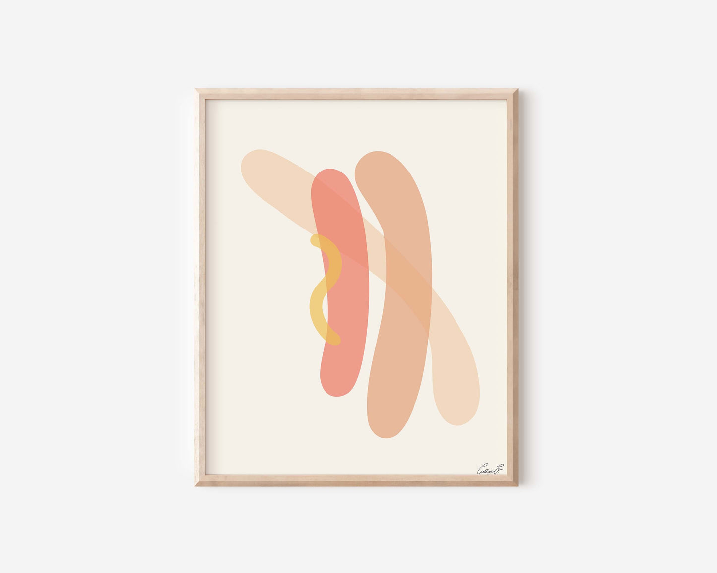 Abstract Hotdog Art Print | Digital Download Art