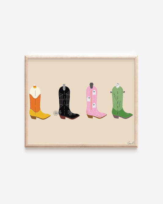 Halloween Cowgirl 4 Boots | Digital Download