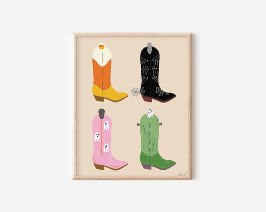 Halloween Cowgirl Boots | Digital Download