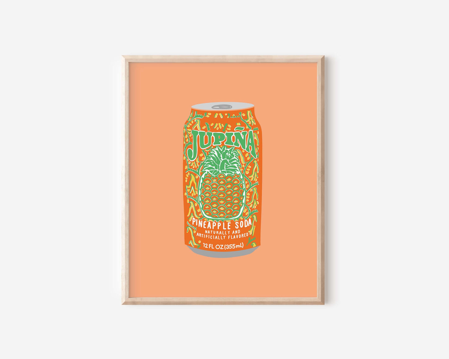 Jupiña Soda Can Art Print