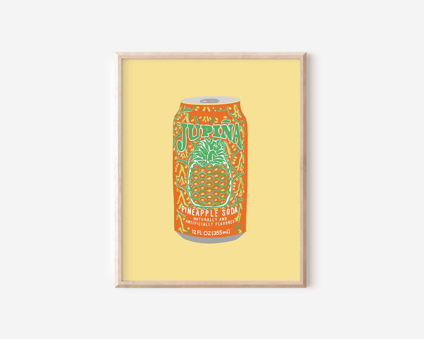 Jupiña Soda Can Art Print