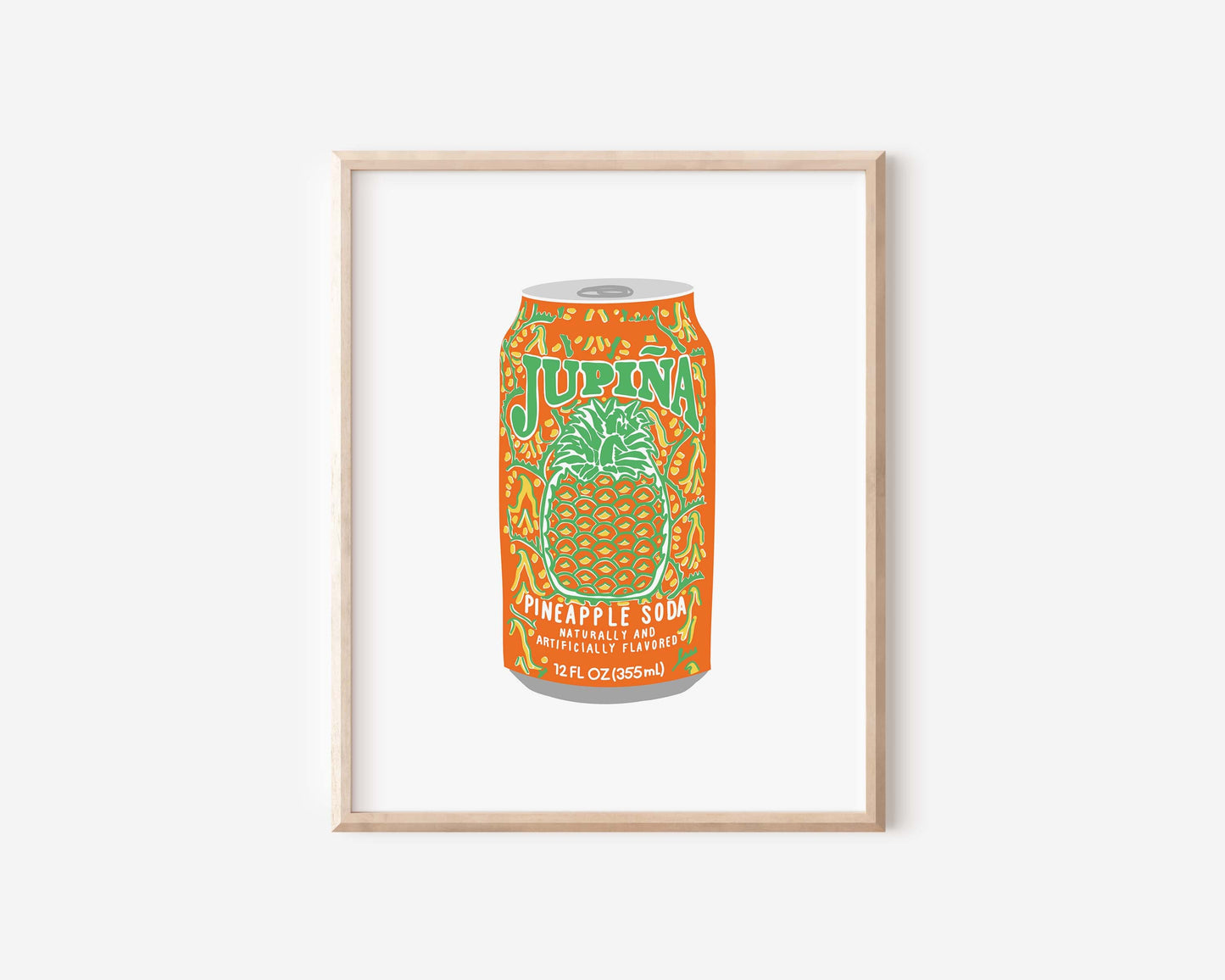 Jupiña Soda Can Art Print