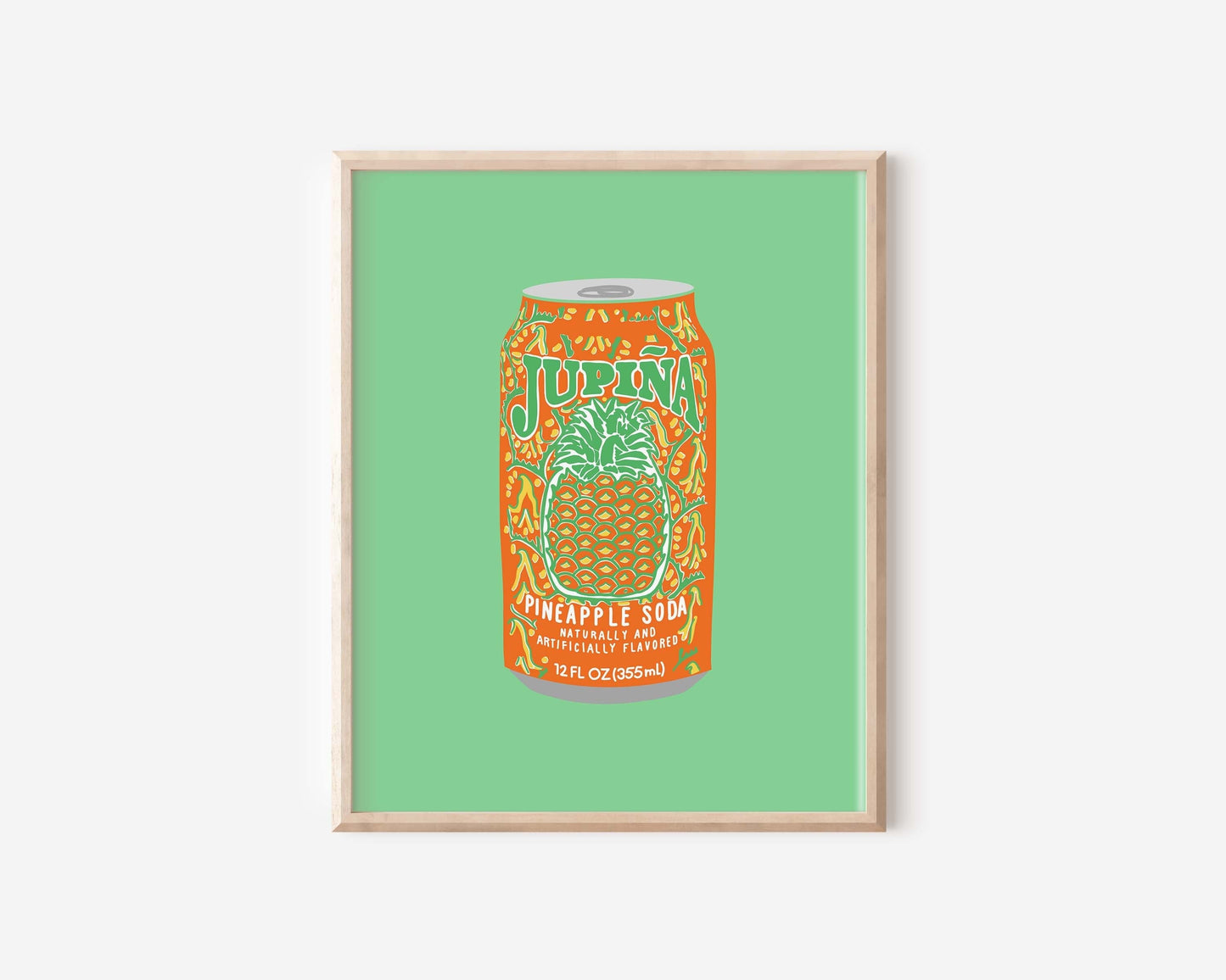 Jupiña Soda Can Art Print