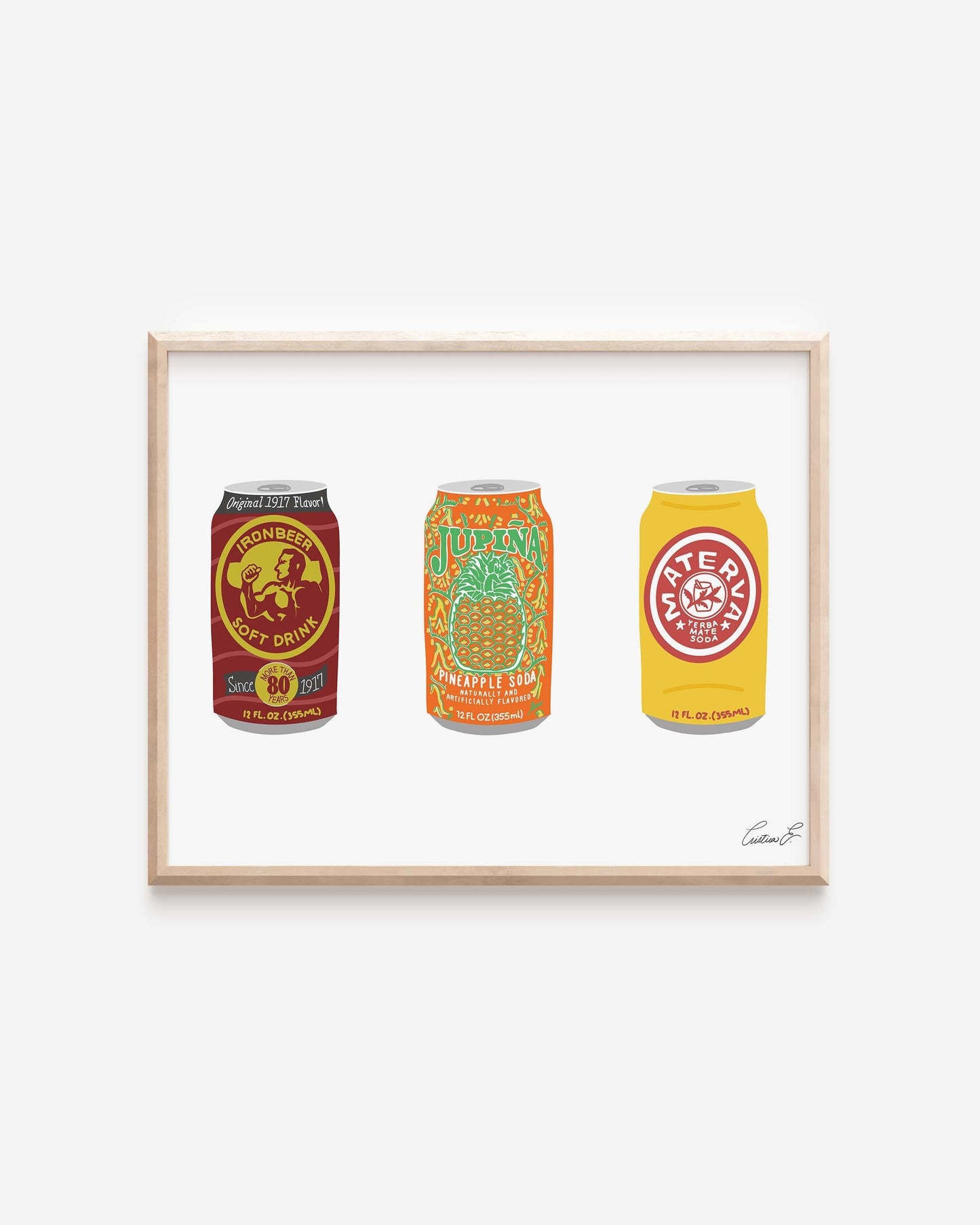 Cuban Sodas Art Print